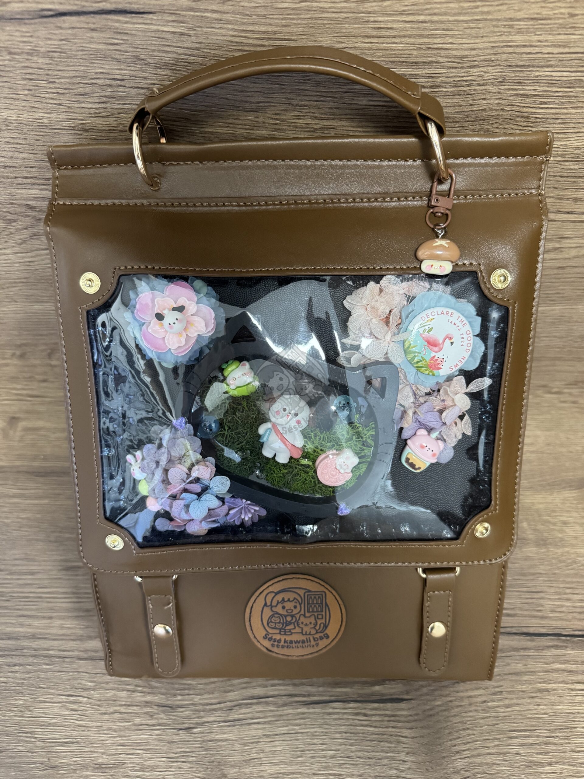 Sac Retro Flowers Dog