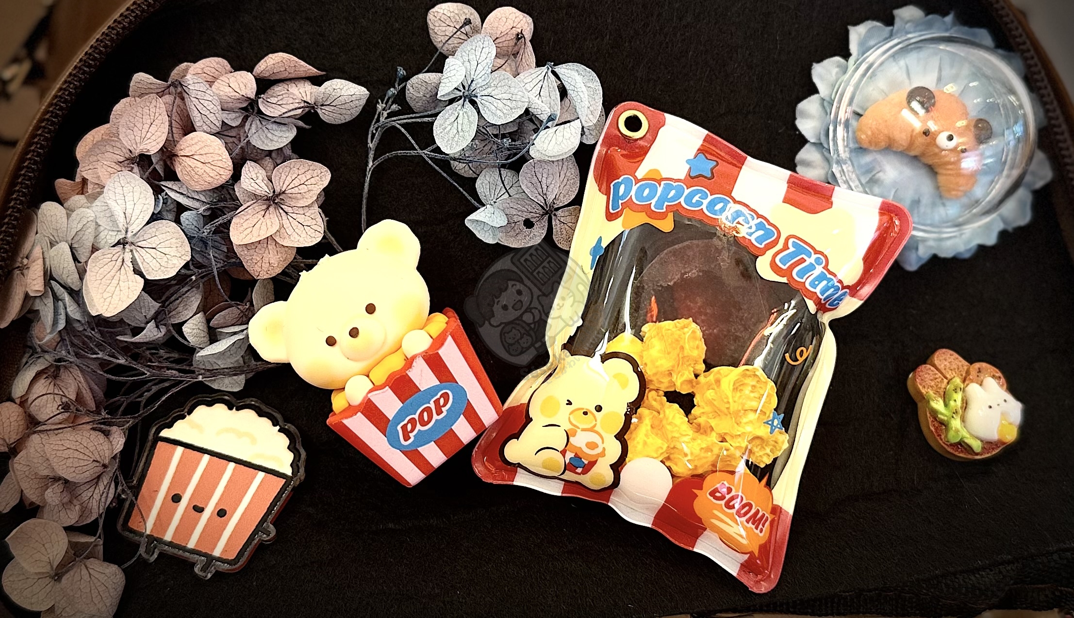 Sac kuma Pop-corn marron – Image 5