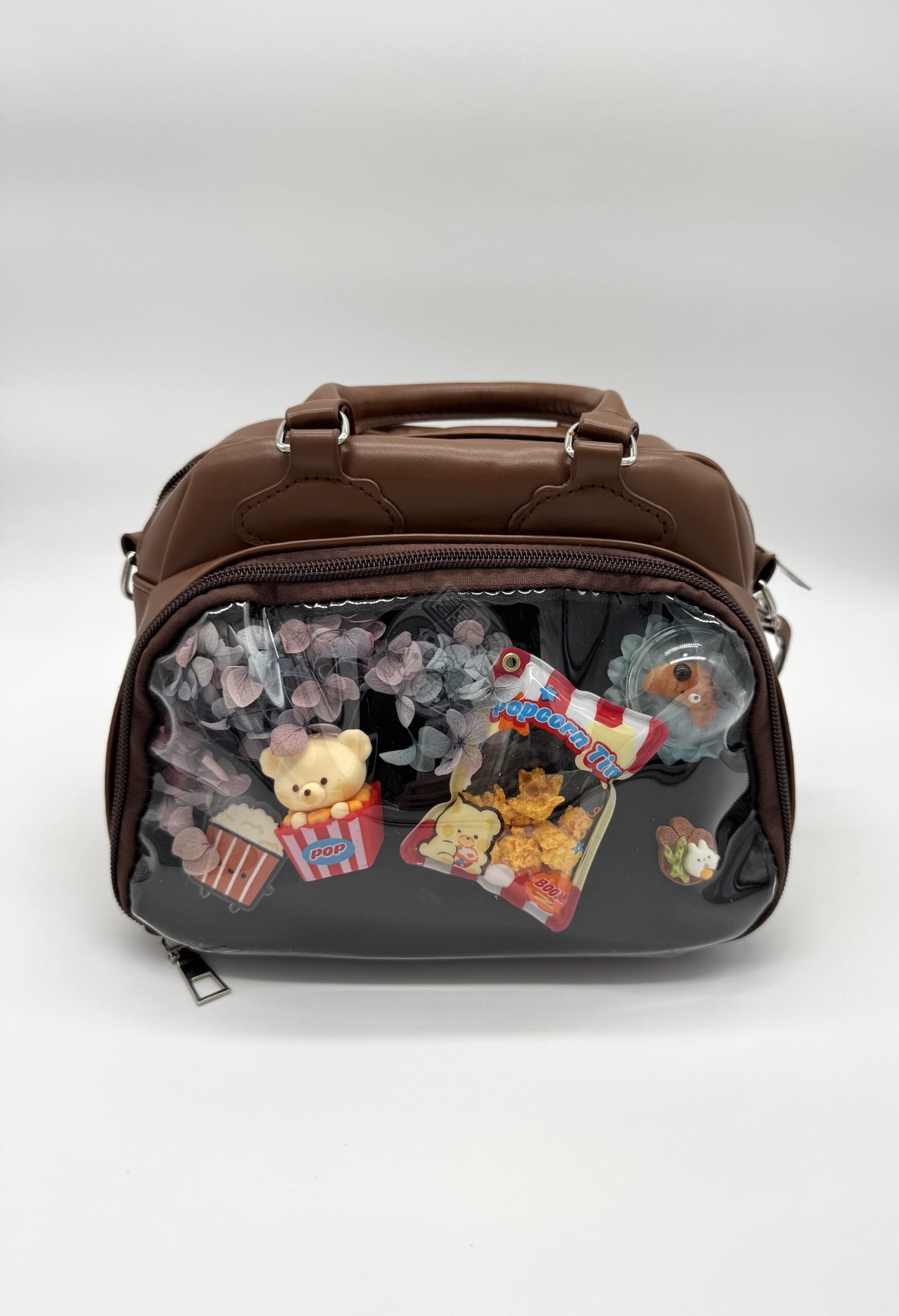 Sac kuma Pop-corn marron