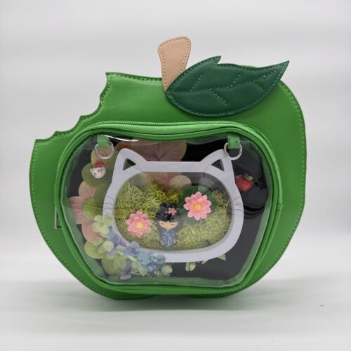 Sac Pomme Croquée vert