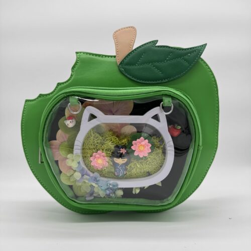 Sac Pomme Croquée vert